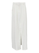 Fashion High Waist Front Slit Casual Long Skirt