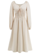 Fashion V Neck Bound Waist Slim Dress