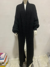 Fashion Thick Needle Loose Long Cardigan Coat