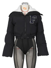 Fashion Warm Long Sleeve Puffer Jacket