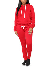 Casual Long Sleeve Hoodie Jogger Sweatpants Set