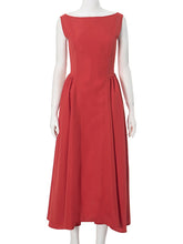 Solid Sleeveless A Line Dress