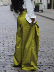 Fashion Detachable Pocket Cargo Wide Leg Pants