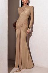 Elegant Lace-up Ribbon Party Night Club Dress