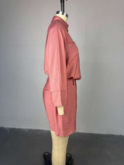 Fashion Batwing Sleeve Shirt and Shorts Skirts Sets