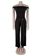 Elegant Off the Shoulder Bandage Slim Jumpsuit