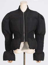 Fashion Slim Cropped Puffer Jacket