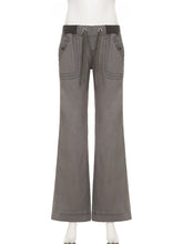 Vintage Drawstring Cargo Pants