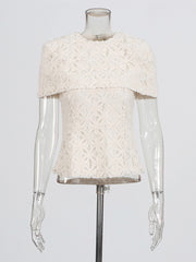 Round Neck Casual Top Straight Pants Two Piece Set