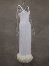 Sexy Twists Braided Strap Tassel Bodycon Dress