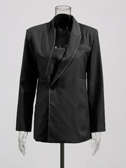 Fashion Asymmetry Slim Blazer
