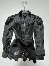 Fashion Long Sleeve Zipper Lapel Jacket