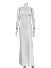 Sexy Backless Spaghetti Strap Maxi Dress