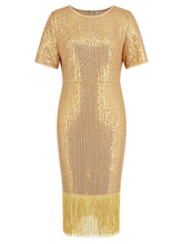 Retro Sequin Tassels Party Dress