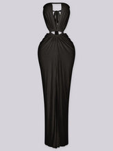 Sexy Backless Lace-up Hollow Out Slim Strapless Dress
