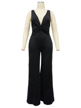Sexy Deep V Backless Slim Wide leg Jumpsuit