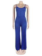 Sexy Spaghetti Strap High Waist Jumpsuit