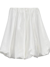 Fashion Satin Bubble Mini Skirt