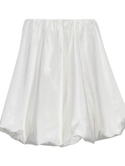 Fashion Satin Bubble Mini Skirt