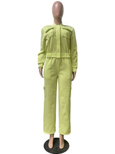 Casual Hoodie Cargo Pants Sports Two Piece Set