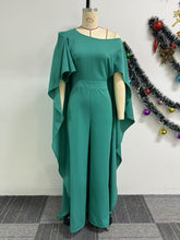 Fashion Backless Tie Up Halterneck Print Jumpsuit