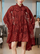 Fashion Lace See through Oversize Dress