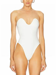 Sexy Round collar Tulle Bodysuit