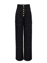 Fashion High Waist Wide Leg Jeans