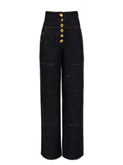 Fashion High Waist Wide Leg Jeans