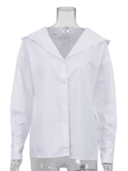 Casual Loose Hooded Shirt