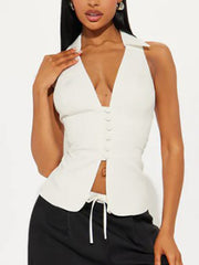Fashion Sleeveless Shirt Vest Top