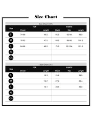 Hollow out Heart Shape Sleeveless Tops Leggings Set