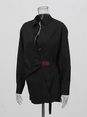 Casual Irregular Loose Shirt Dress