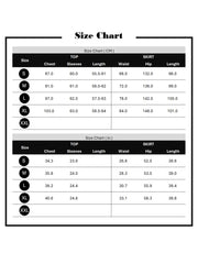 Elegant Embroidery Blazer And Pleated Skirt 2 Piece Set