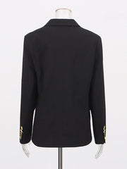 Fashion Double-breasted Slim Blazer