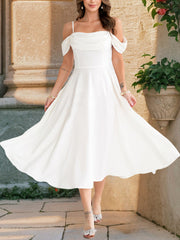 Sexy Off The Shoulder Spaghetti Strap Dress