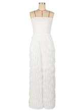 Fashion Summer Ruffled Strapless Tube Jumpsuit