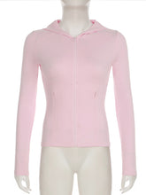 Casual Fit Zip Hoodie Cropped Jacket