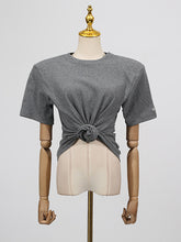 Fashion Round Neck Slim Casual T Shirt