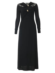 Fashion Hollow Out Knit Dress