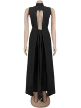 Sexy Sleeveless Bandage Maxi Dress Pants Two Piece Set