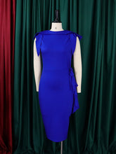 Elegant Lace-up Cutout Bodycon Dress