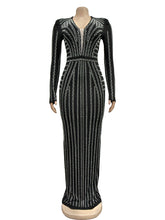 Sexy Rhinestone Slim Club Dress