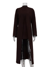 Casual Short Sleeve Package Hip Dress Cardigan Sets