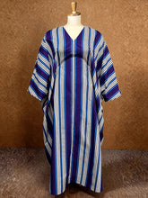 Fashion V Neck Stripe Oversized Maxi Dress