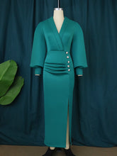 Fashion V Neck Slim Party Club Dress