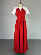 Two-Tone Lapel Slim Shirt Dress
