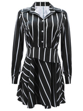 Stripe Slim Shirt Dress