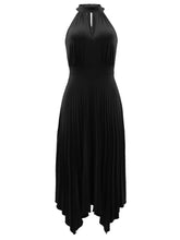 Sleeveless Irregularity Pleated Dress