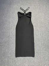 Sexy Halter Hollow out Slim Dress